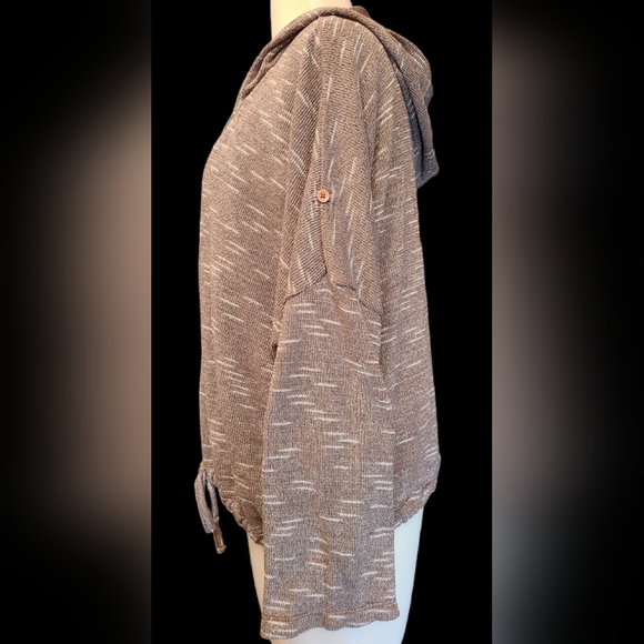 American Rag metallic brown/tan cardigan - Picture 4 of 10